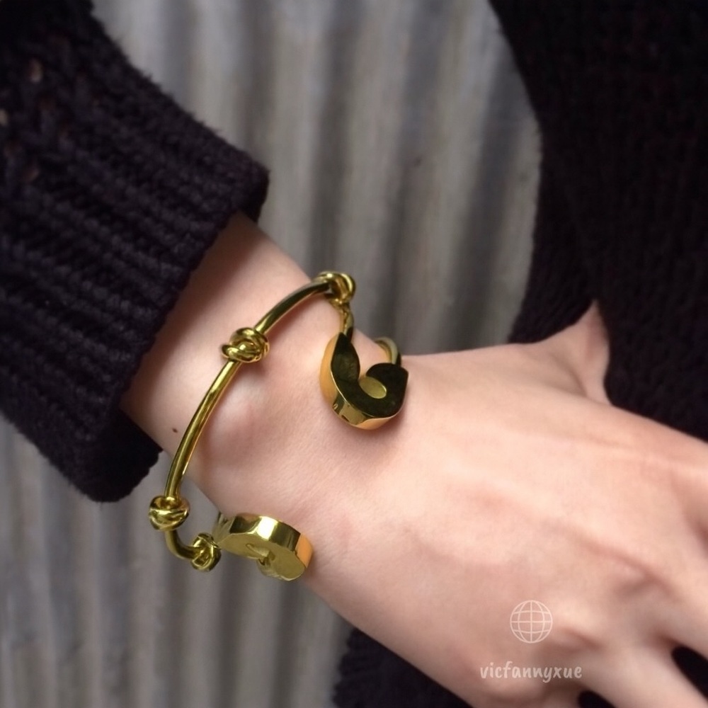 New Amber Sceats multi knots bangle